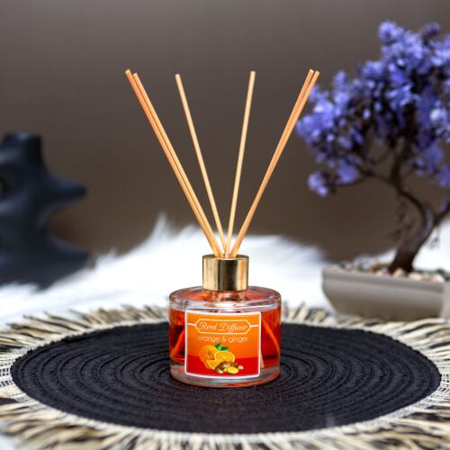 Pálcikás illatosító - narancs &amp; gyömbér - 100 ml 128427498