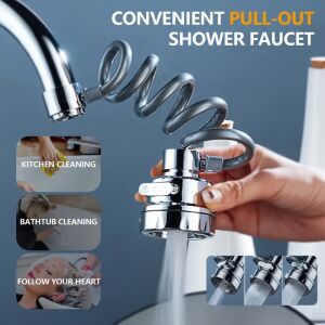 Univerzális permetező konyhai csaptelep hosszabbító 128430091 - Víz, Gáz & Fűtésszerelés