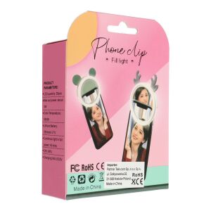 LED-Ring-Selfie-Licht RK12 grüner Teddybär fürs Telefon 135860935 - LED Ringlichter