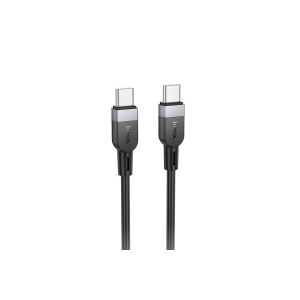 Cablu HOCO X109 ENERGY din silicon USB-C la USB-C, 60W, 2 metri, negru - Hoco Cabluri USB