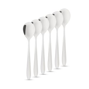 Linguriță din oțel inoxidabil - 137 x 30 mm - set de 6 bucăți 128434159 - Linguri