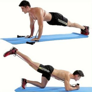 11 darabos Prémium Edzőkötél, Edzőszalag Készlet Szivacs Fogantyúkkal 128435051 - Alakformálás