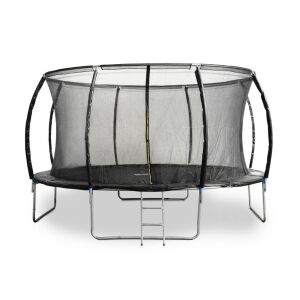 G21 SpaceJump trambulin védőhalóval, 430 cm, ajándék létrával