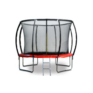 G21 SpaceJump trambulin védőhálóval, 305 cm, piros - Trambulin