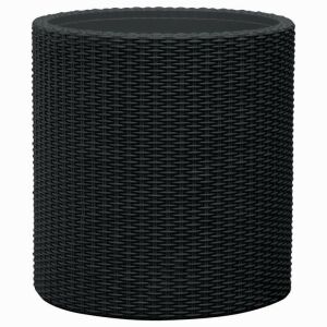 Keter Cylinder L virágcserép, szürke 128438182 - Keter