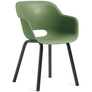 Keter Noa olíva zöld kerti szék fém lábakkal, ferde nézet - Keter