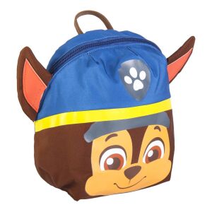 Paw Patrol hátizsák fülekkel, 9x20x25 cm, kék és barna, Chase-el a képen - Cerdá