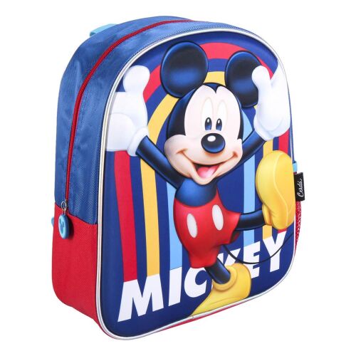 Mickey Mouse 3D hátizsák lámpákkal, 25x31x10 cm
