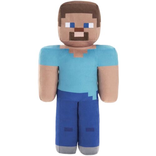 Minecraft Steve plüssjáték, 34 cm, hímzett részletekkel - Play by Play