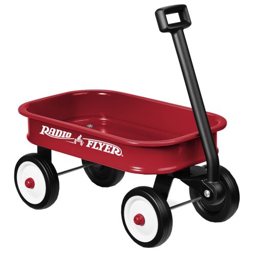 Radio Flyer Little Red Wagon játék babakocsi, piros, klasszikus design - Tolható és húzható játék
