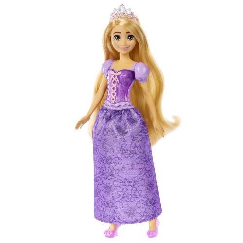 Disney Prinzessin Rapunzel Puppe in einem lila Kleid und einer Tiara