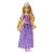 Disney Prinzessin Rapunzel Puppe mit langen blonden Haaren, lila Kleid und Tiara