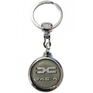 Brezier Dacia Tip 3, breloc metalic cu logo Dacia, accesorii auto - Brelocuri