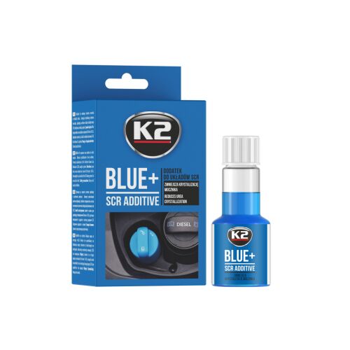 Dodatek K2 Blue+ SCR, butelka 50ml, zapobiega krystalizacji AdBlue, chroni system SCR