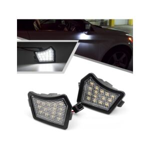 Volvo XC90, S40, S60, S80, V50, V70, XC70, C30, C70 lumini LED pentru oglindă, pereche - Lumini auto