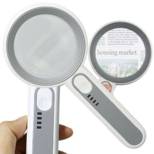 Világító 5x LED Lupe zum Lesen, für Hobbys und Inspektion - Bürobedarf