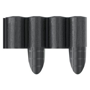 Cellfast eco kerti paliszád 2,4m antracit, fekete műanyag szegély virágágyásokhoz, kerti szegélyekhez és tájrendezéshez - Cellfast