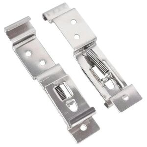 Rozsdamentes acél keret nélküli rendszámtábla tartó, állítható 10,5–12 cm, 2 db 128442240 - Rendszámtábla tartó