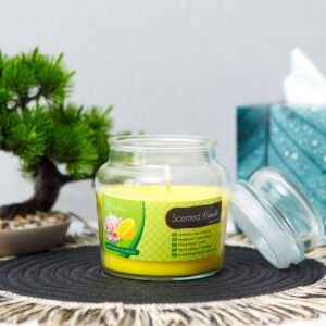 Vonná sviečka - s vrchnákom - sladký citrón & pivonka - 310 g 128443557 - Osviežovače vzduchu