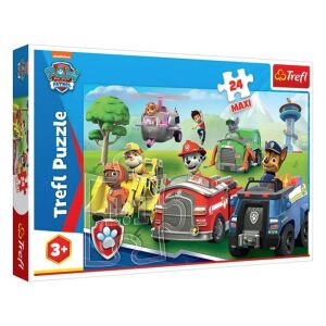 Puzzle Trefl Psi Patrol 24 elementy Maxi dla dzieci od 3 lat - Puzzle