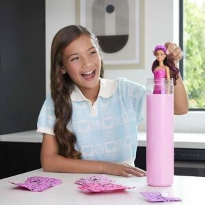 Barbie baba Barbie Colour Reveal Ballerina, 3+ éves kortól, méret 8x32cm, rózsaszín, pink