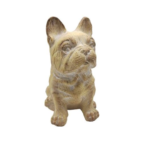 Bulldog ülő kerámia 25x19x31cm 128444602