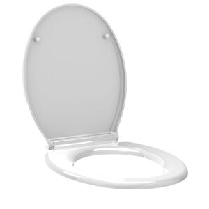 Fehér WC-ülőke, lágyan záródó mechanizmussal - WC ülőke