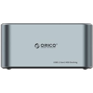 Orico dokkoló állomás 2,5" / 3,5" HDD / SSD, 5Gbps, USB-C-től USB-C/A-hoz klónozási funkcióval fekete (6656C3-C-EU-GY-BP-IP) 128452043 - Laptop kiegészítő