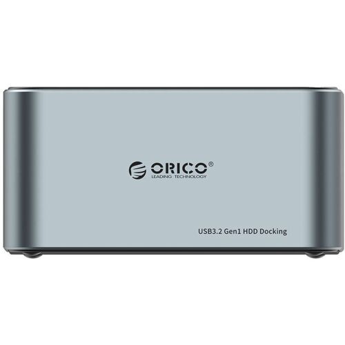 Orico dokkoló állomás 2,5" / 3,5" HDD / SSD, 5Gbps, USB-C-től USB-C/A-hoz klónozási funkcióval fekete (6656C3-C-EU-GY-BP-IP) 128452043