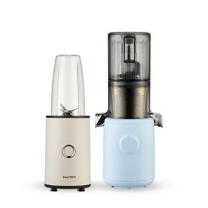 Hurom 310 lassú prés és Power Blender csomag, fehér és kék színben, konyhai eszközök - Hurom