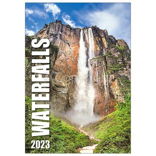 Falinaptár képes 315 × 450 mm Waterfalls Dayliner 2024. 71255670