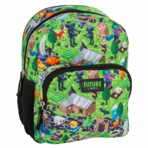 Minecraft mintás hátizsák, 2 rekeszes, 29x24x14cm, DF37, Game 128464801 - Óvodai kellék