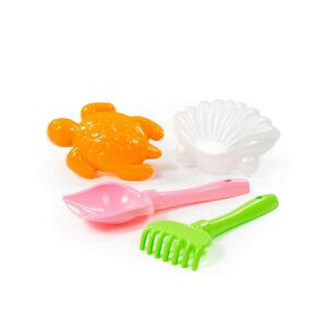 Moni Polesie homokozó szett 4 dbos pink 128465110 - Strandcikk