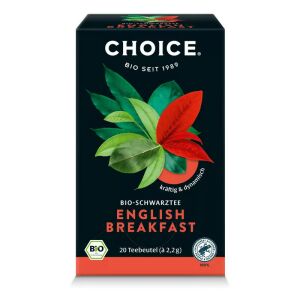 BIO CHOICE® „Angol reggeli” fekete tea 44g English breakfast 20 filter 129815793 - Fekete tea