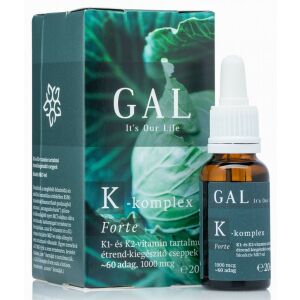 GAL K-komplex Forte K1 K2 vitamin cseppek dobozzal - GAL
