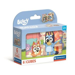Bluey Play All Day mesekocka 6 db-os Clementoni 130287121 - Baba puzzle