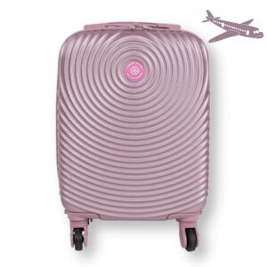 Valiză de cabină LEONARDO DA VINCI de culoare lavandă - Valize