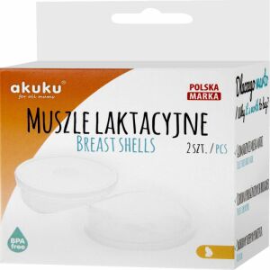 Akuku ultra puha szilikon tejgyűjtő kagyló 2 db 128568943 - Akuku