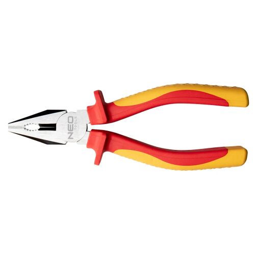 NEO 160mm Szigetelt Kombinált Fogó 1000V-ig, CrV acél, Bimateriál markolat - Kézi szerszám