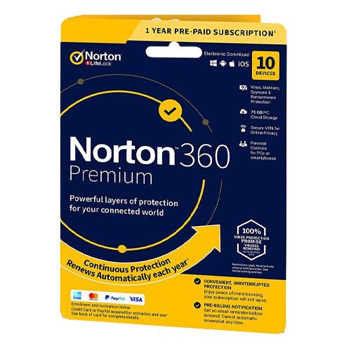 Symantec Norton 360 Premium 75 GB HUN (1 utilizator/10 dispozitive/1 an) (21416702) 128469362