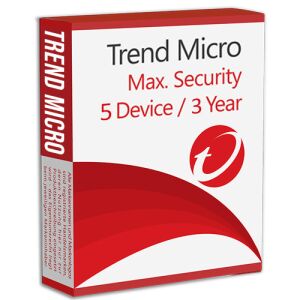 Trend Micro Maximum Security (5 Devices /3 Years) (TI01144956) 128469539 - Szoftver