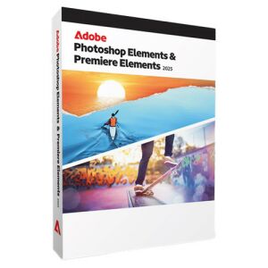 Adobe Photoshop Elements 2025 & Premiere Elements 2025 - 1 User / 3 Years - Windows/MAC 128469584 - Szoftver
