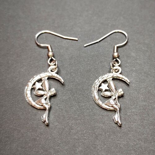 Tündér a Holdon fülbevaló, ezüst színű 139181255