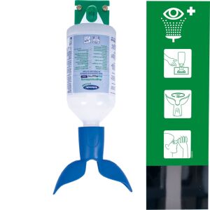 Nástenná stanica na výplach očí Actiomedic EYE CARE TWIN Single II s 500 ml fosfátového tlmivého roztoku TWIN BioPhos74 135836981 - Prvá pomoc