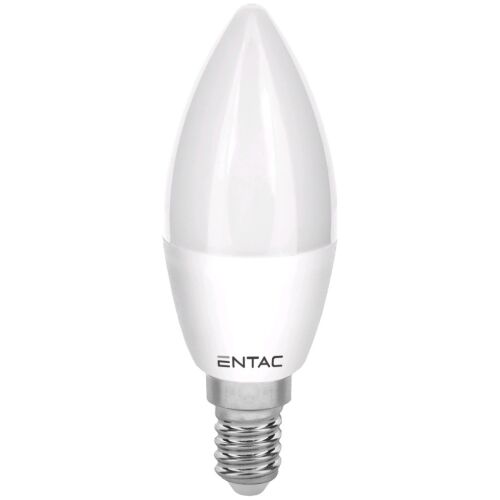 Entac E14 LED Gyertya Izzó, 6,5W, 4000K Semleges Fehér 