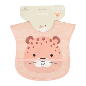 Cangaroo Moody előke, zsebes, tépőzáras - rózsaszín leopárd 128482917 - Cangaroo