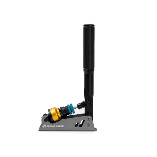 Sim-Lab XB1 Loadcell Handbremse, schwarz und gold, Seitenansicht