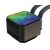 Zbliżenie na głowicę pompy chłodzenia CPU ID-Cooling DX240 MAX z oświetleniem RGB