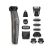 Zestaw golarki elektrycznej, trymera do brody, trymera do nosa i uszu oraz maszynki do strzyżenia BaByliss MT987E Graphite Precision 12az1-ben arc- és testszőrtelenítő készlet Szürke-arany