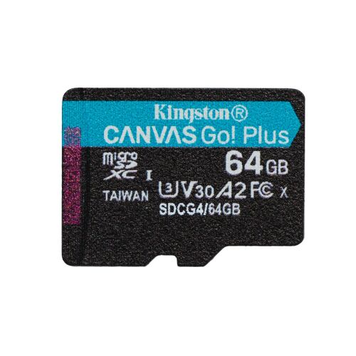 Kingston Canvas Go Plus 64GB MicroSDXC memóriakártya